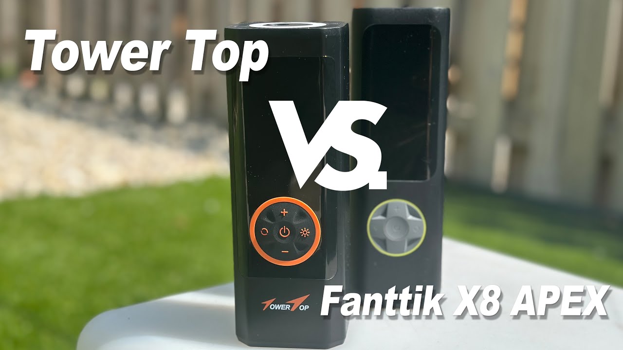 Towertop TF1502 Tire Inflator VS Fanttik X8 APEX