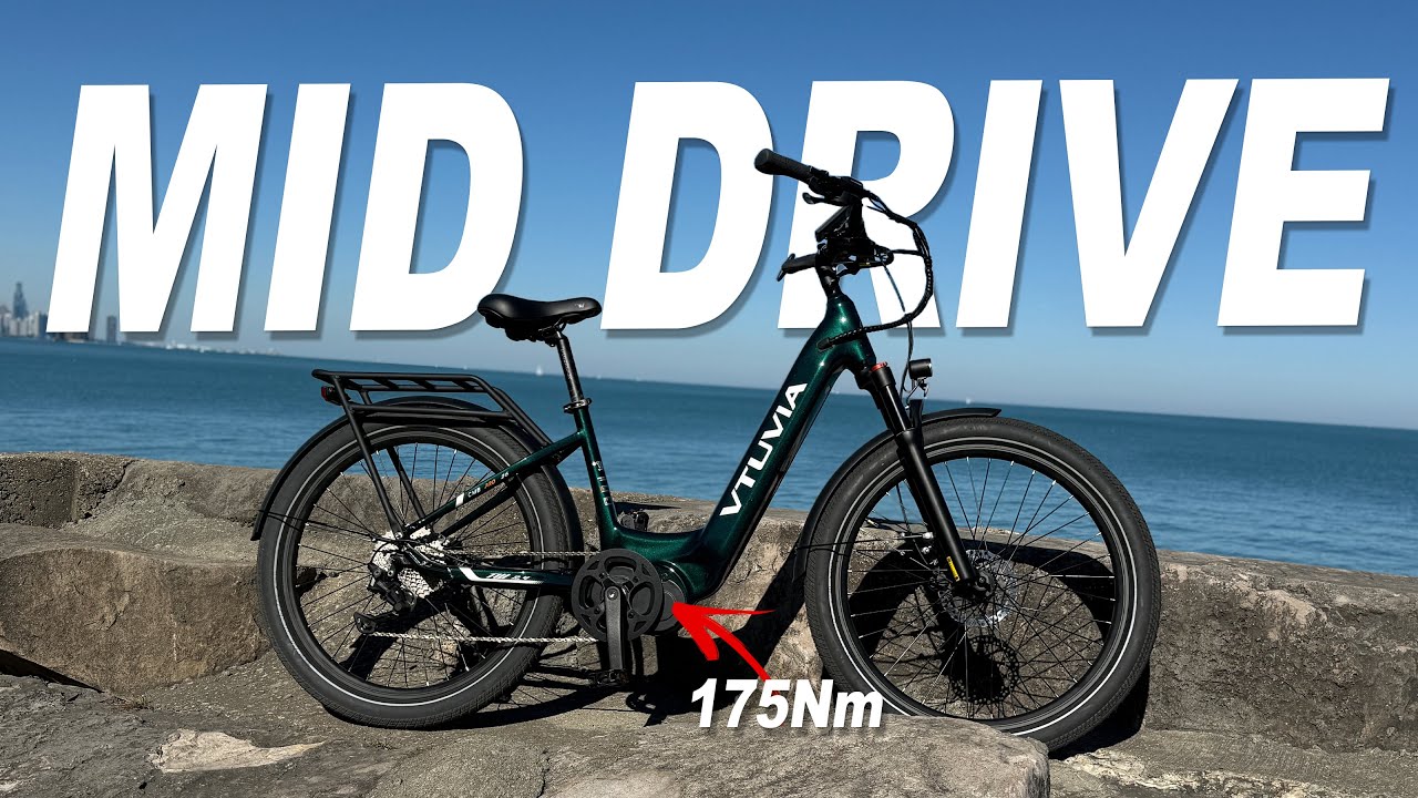 VTUVIA CMB PRO: Mid-drive, 10 Speeds, Cadence and Torque Sensor Premium Commuter